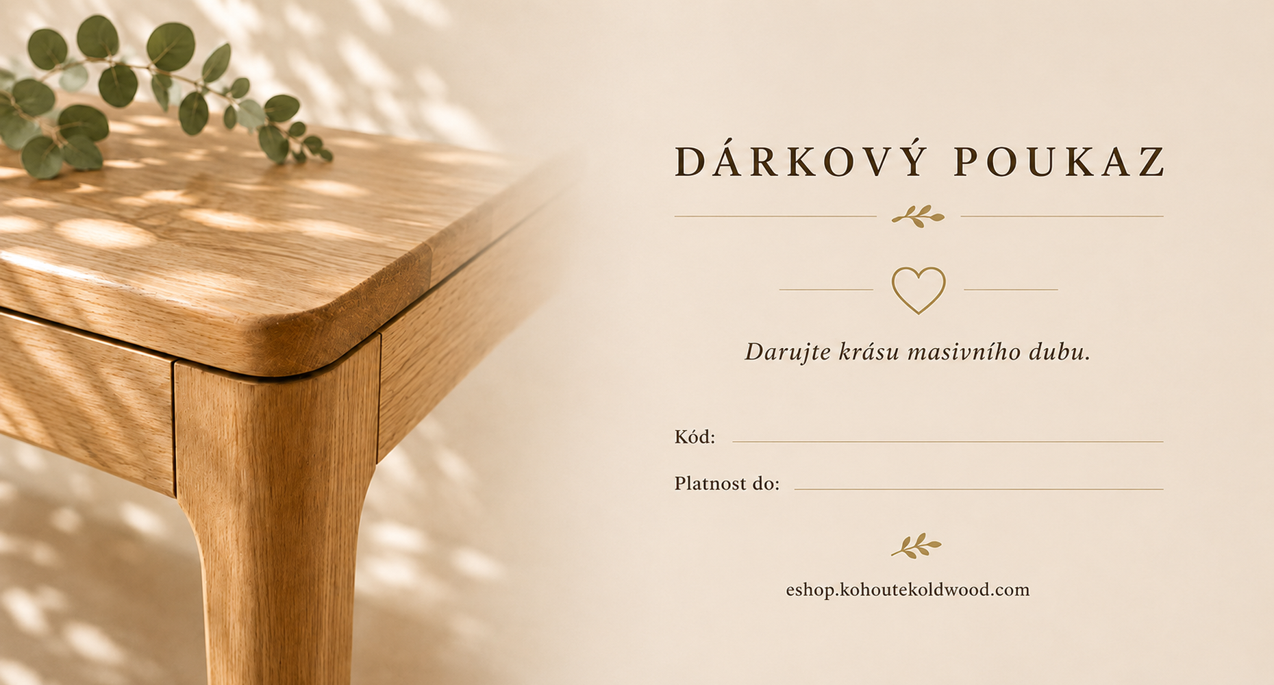 Banner - dárkový poukaz