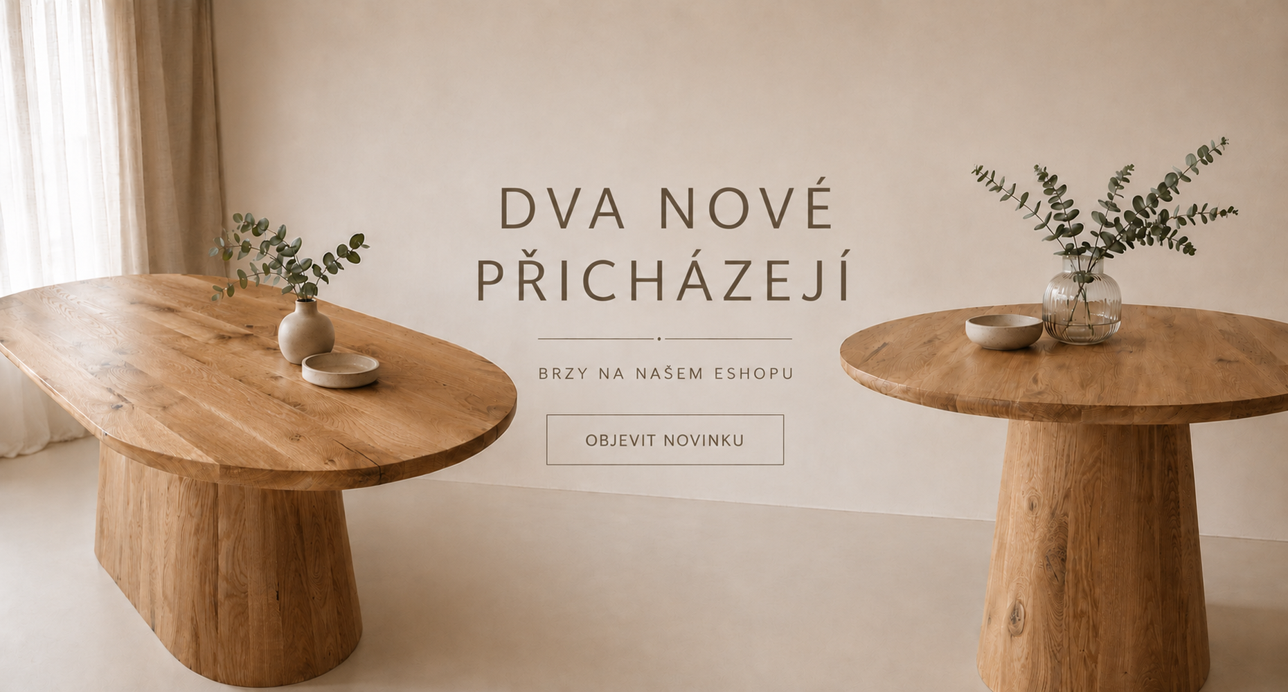 Banner - Novinka jídelní stoly