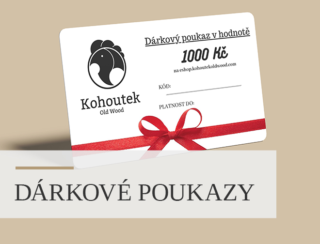 Banner - Dárkové poukazy