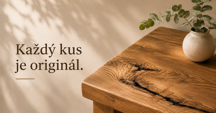 Banner - Každý kus je originál
