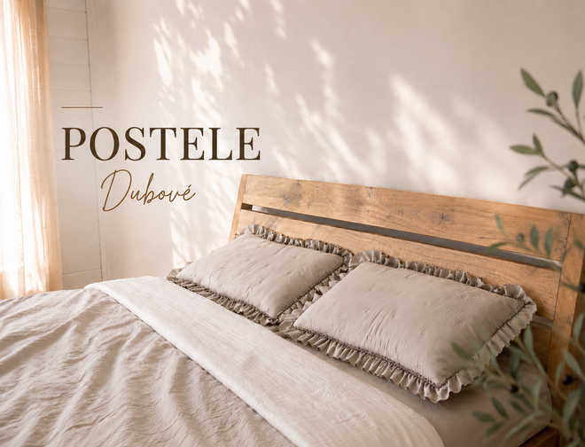 Banner - Dubové postele