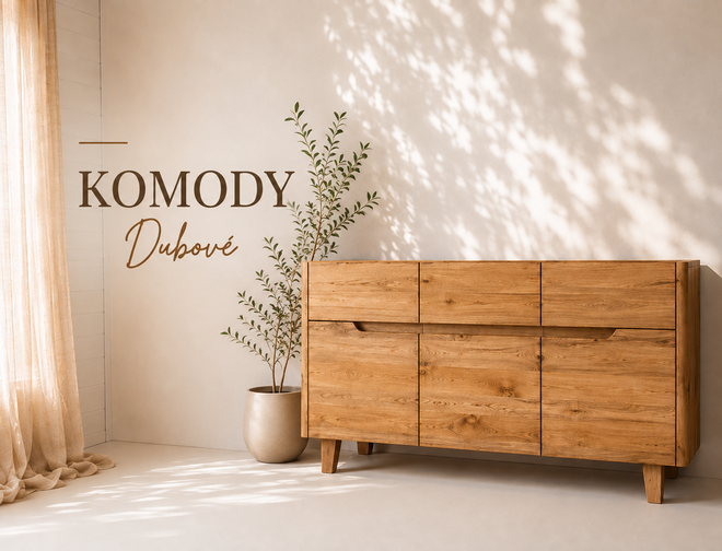 Banner - Dubové komody