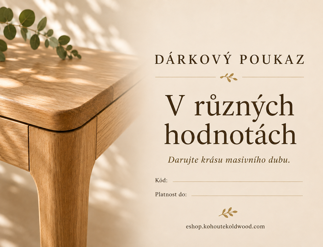 Banner - Dárkové poukazy