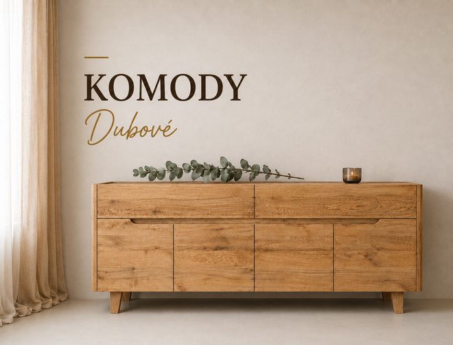 Banner - Dubové komody