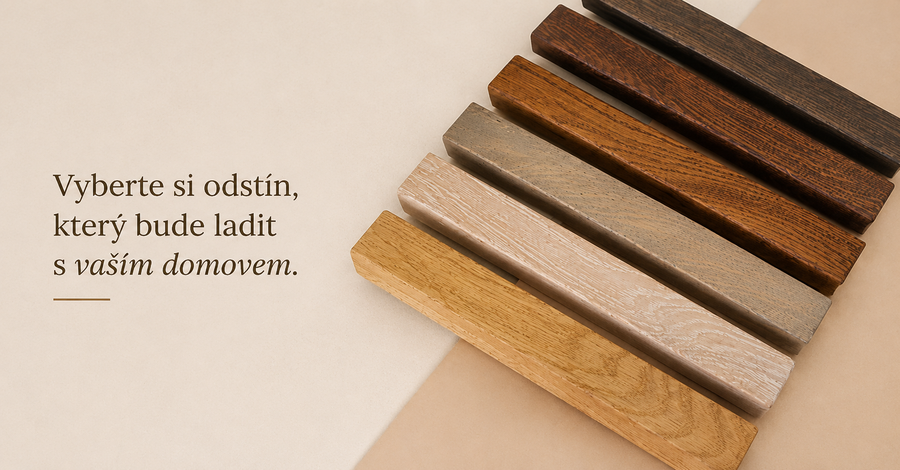Banner - Vzorník odstínů olejových úprav