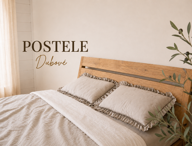 Banner - Dubové postele