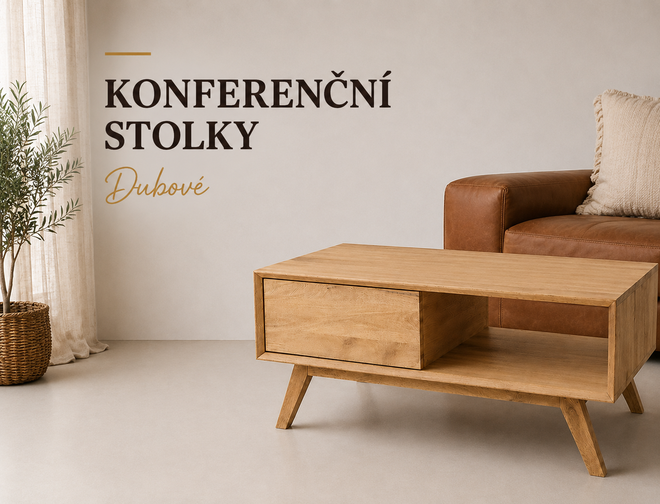 Banner - Dubové konferenční stoly