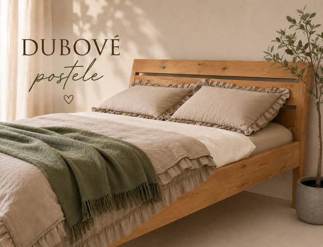 Banner - Dubové postele