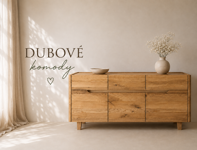 Banner - Dubové komody