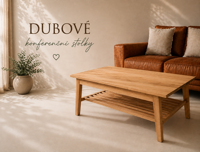 Banner - Dubové konferenční stoly