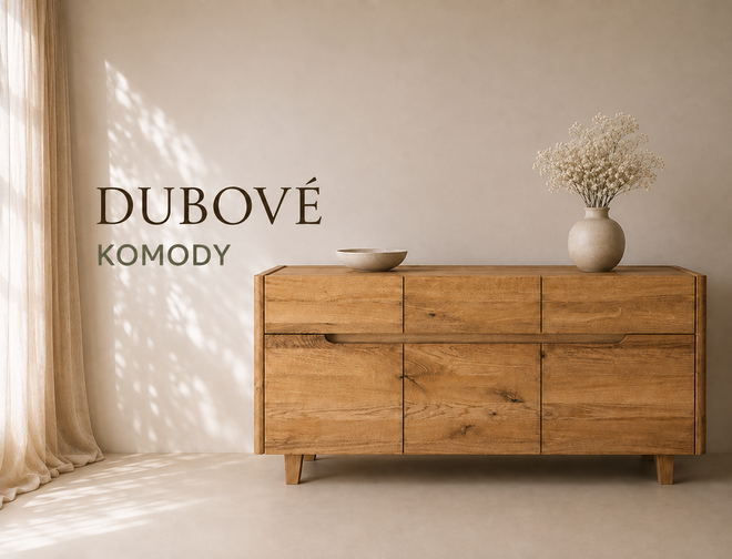 Banner - Dubové komody