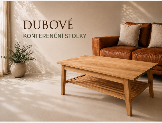 Banner - Dubové konferenční stoly
