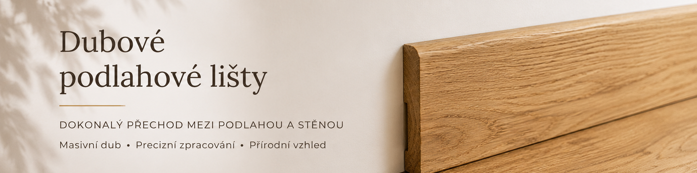 Banner - Podlahové lišty