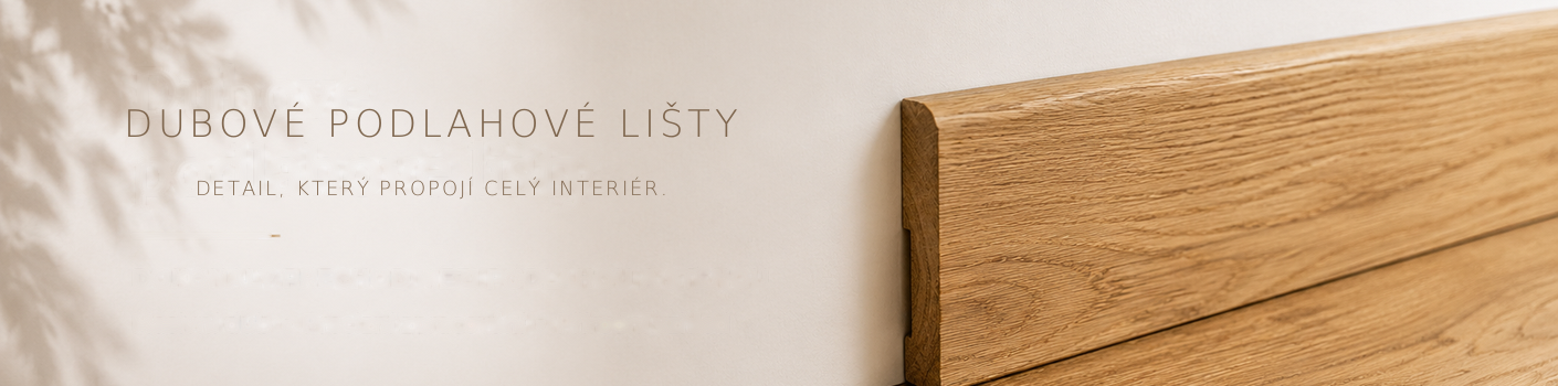 Banner - Podlahové lišty