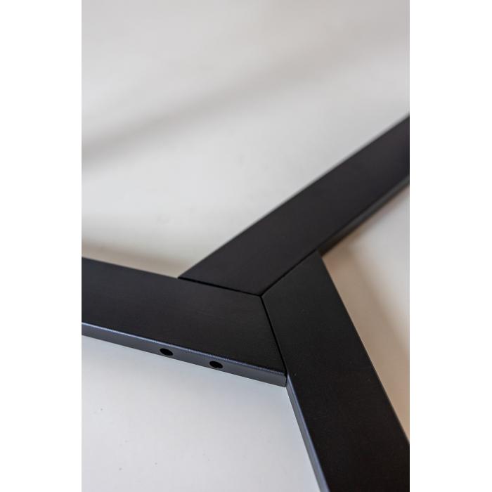 Dubový stůl s kovovou podnoží ROUND 80