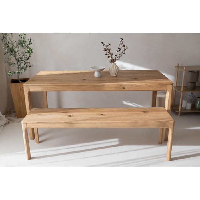 Dubová lavice RELIEVE 100