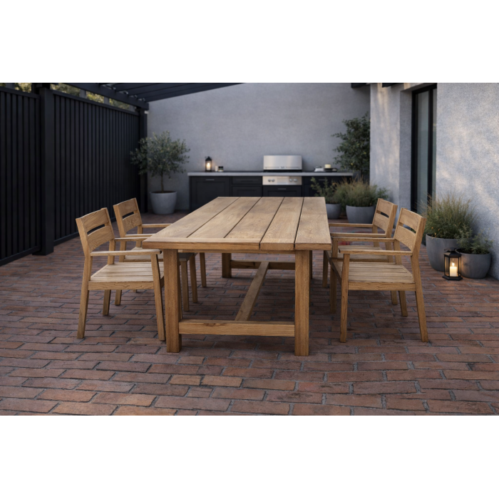 Jasanový jídelní stůl ARBOR 220 x 100